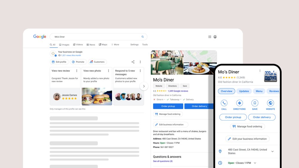 Google is adding more ways to edit business profiles in search