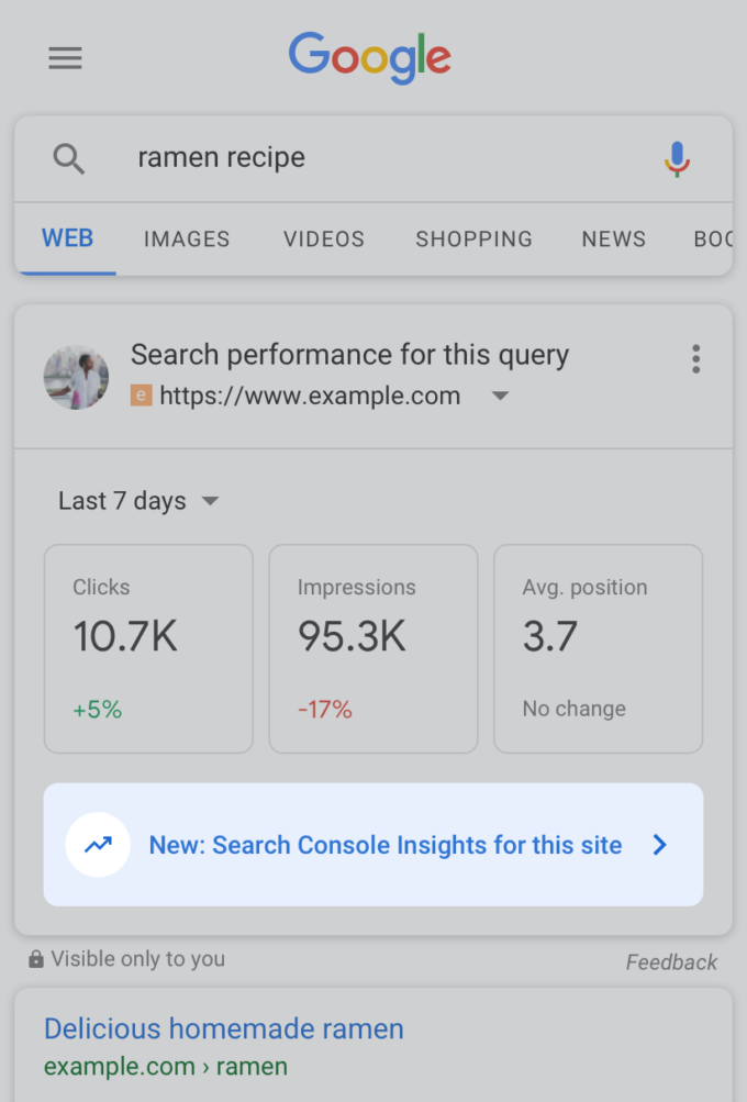 Google lance Search Console Insights