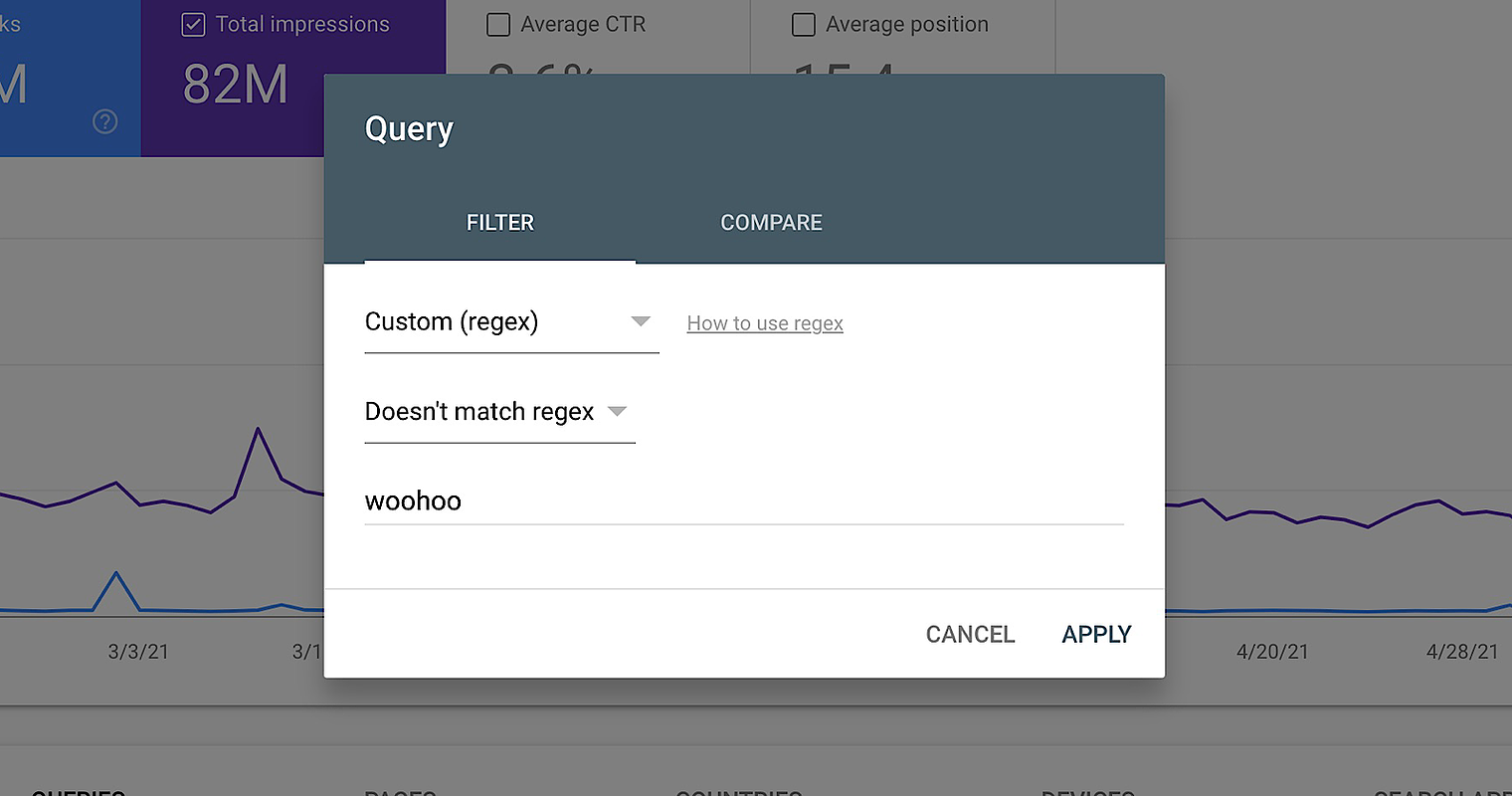 Google Search Console Adds New Regex Filter Options