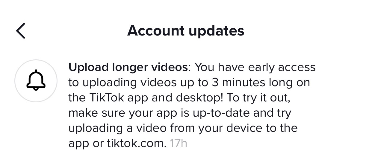 TikTok triple la durée des vidéos