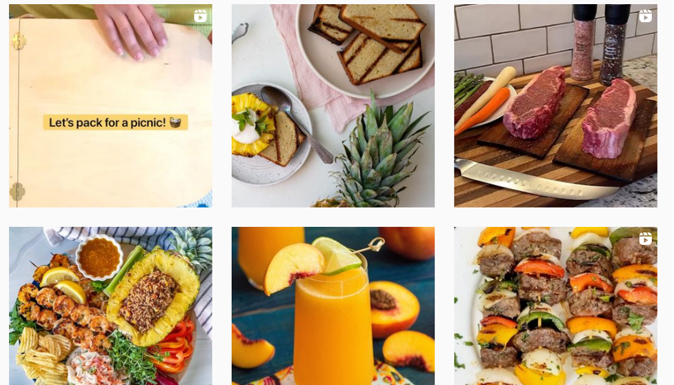 Ejemplos de anuncios de Instagram de Sprouts Farmers Market.