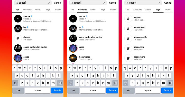 How Instagram Ranks Search Results