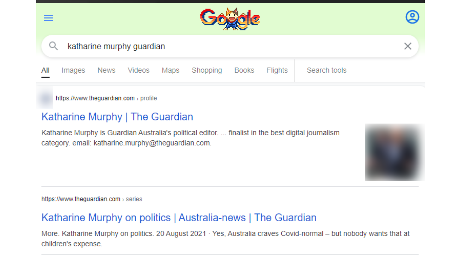 Katharine Murphy Gardienne Recherche Google