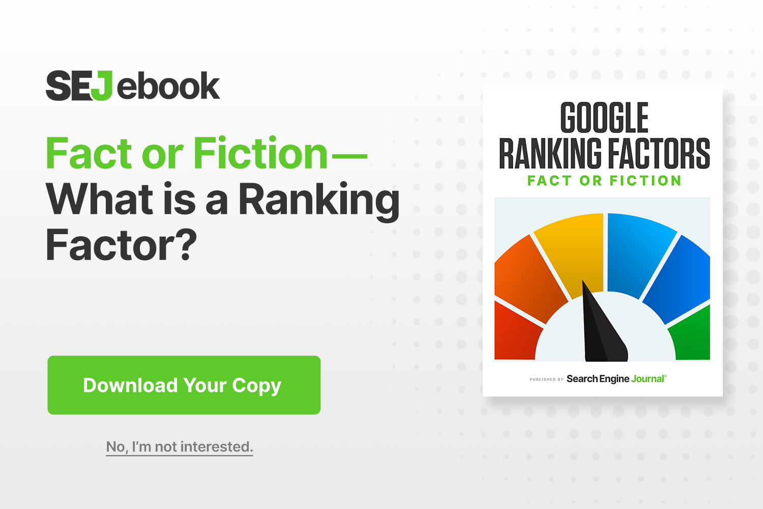 Fact or Fiction: What is a Ranking Factor?