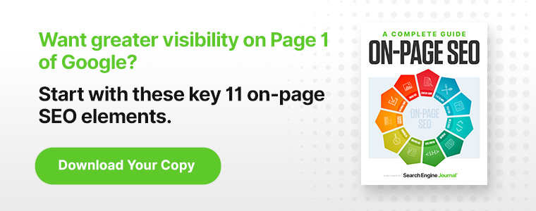 On-Page SEO Guide: Strategy, Trends & Expert Advice [Ebook]