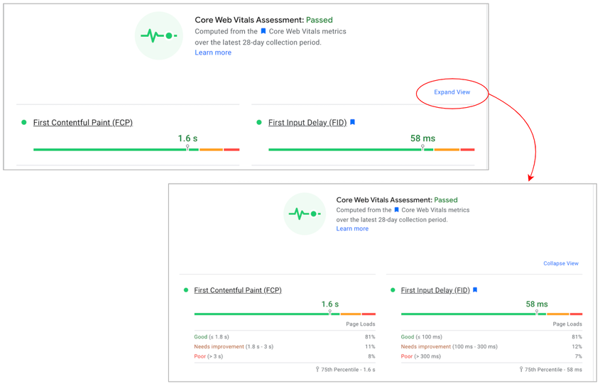 google page speed insights update