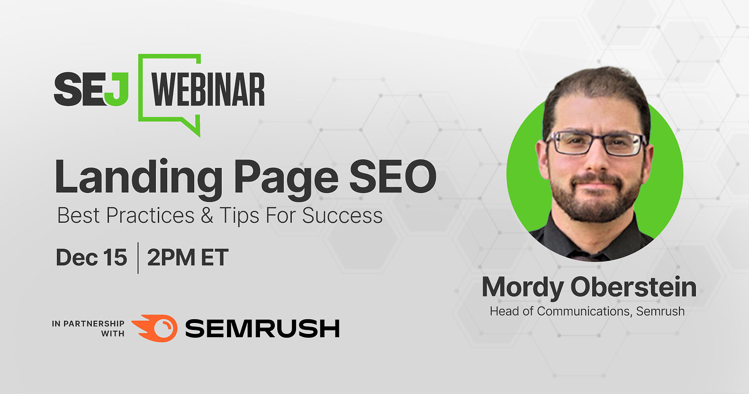 Landing Page SEO Best Practices & Tips For Success [Webinar]
