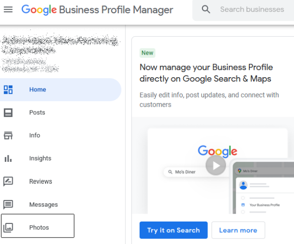 Google company profile manager