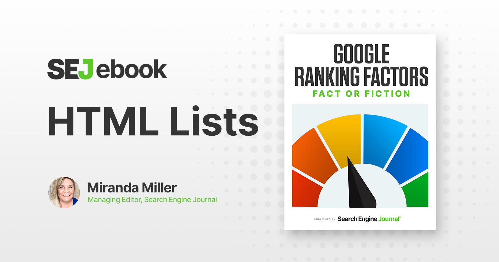 Are HTML Lists A Google Ranking Factor? via @sejournal, @mirandalmwrites