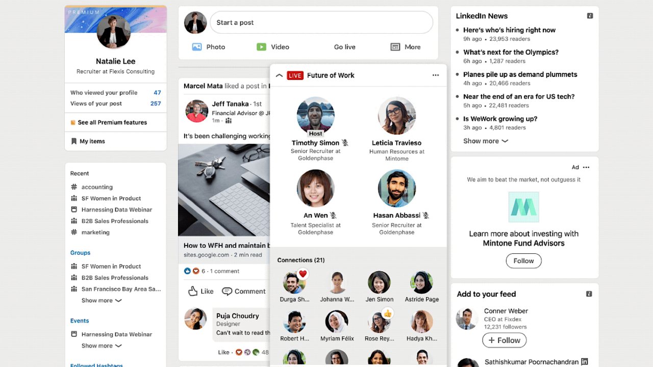 LinkedIn Virtual Event Attendance Up 231%
