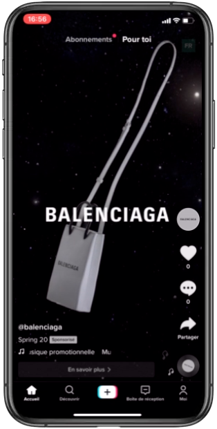 Quảng cáo TikTok cho doanh nghiệp Balenciaga
