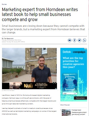 Lee Wilson Marketing Writer - Portsmouth News - Vertical Leap