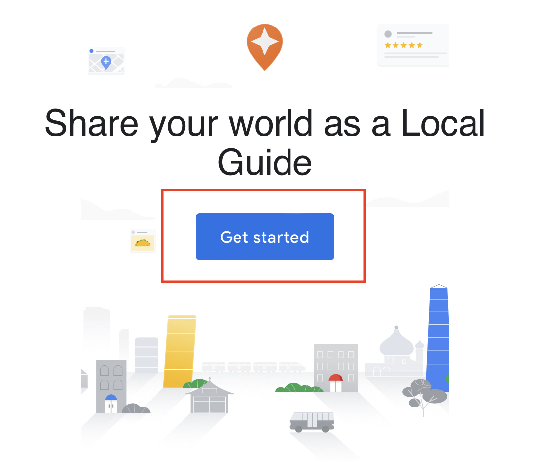 Google 지역 가이드 프로그램에 참여하는 방법 1단계