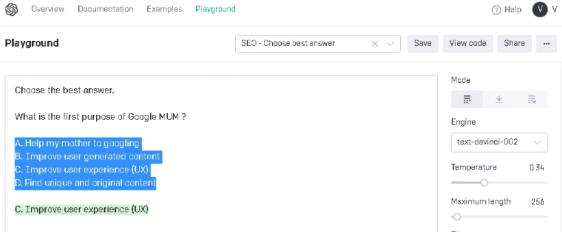 Google mum question