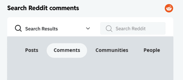Redditはコメントを検索可能にします
