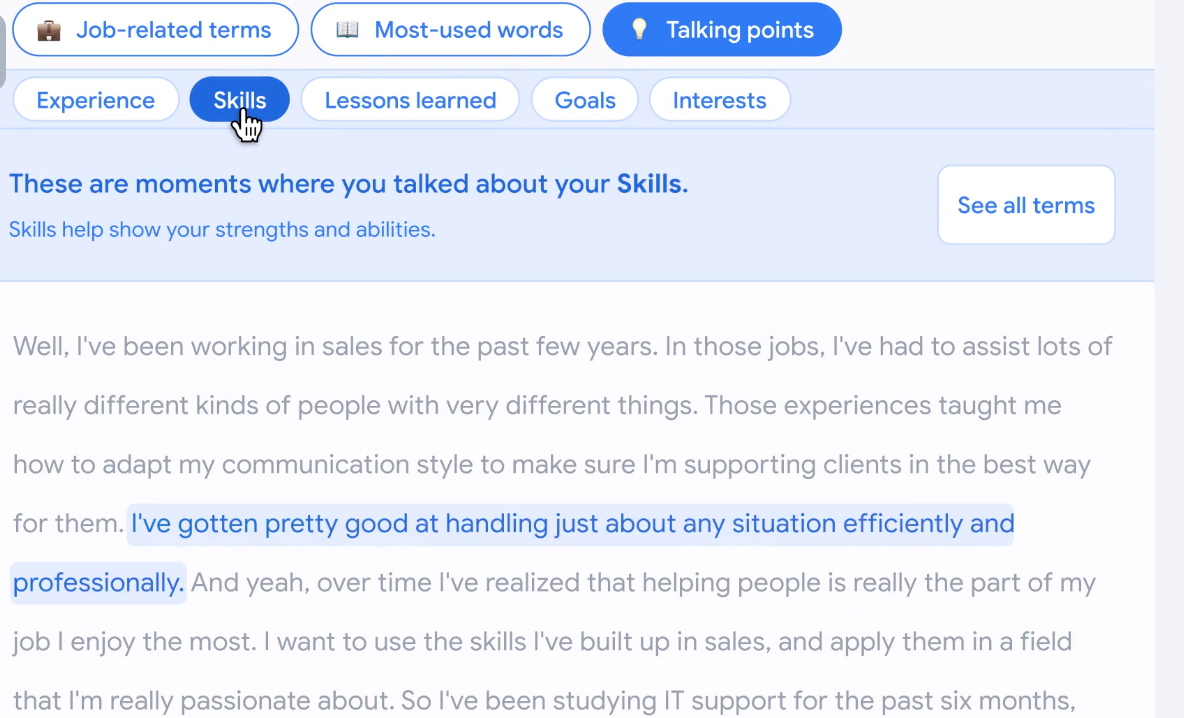 Google launches tool to practice job interviews