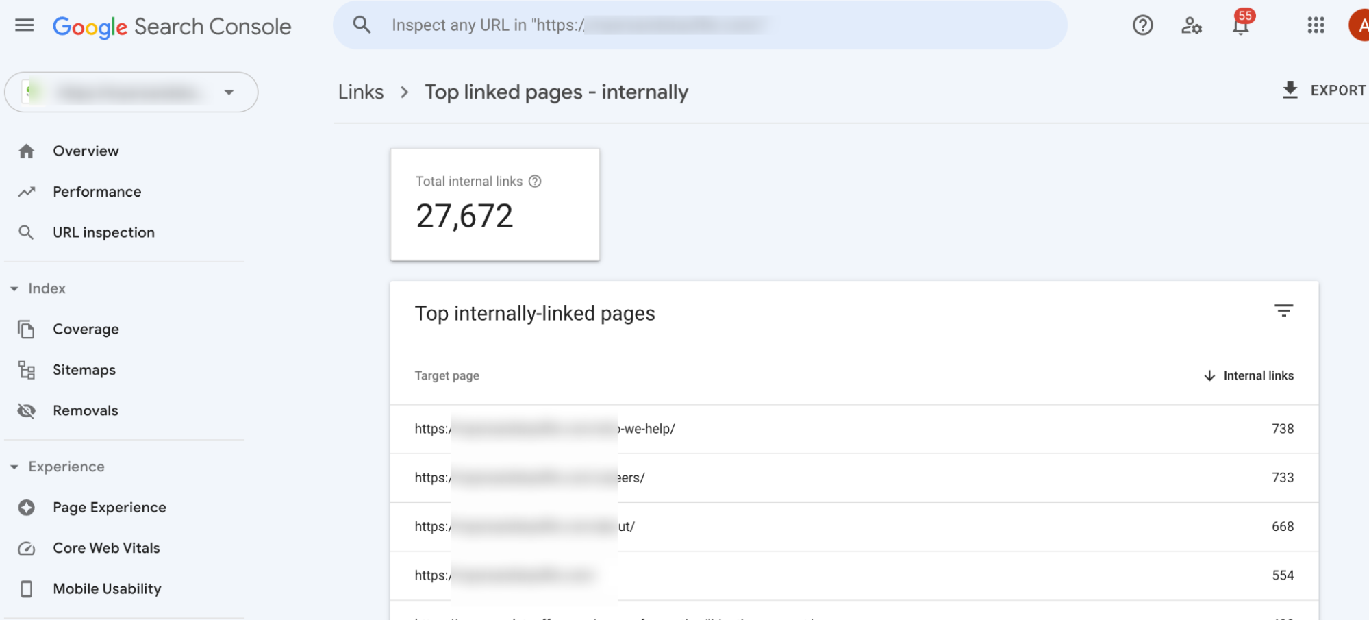 Find Your Top Linked Pages