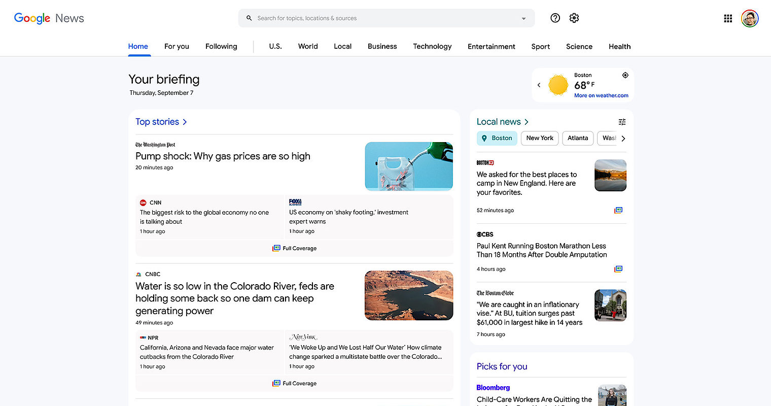 Google News Redesign Launches On Desktop