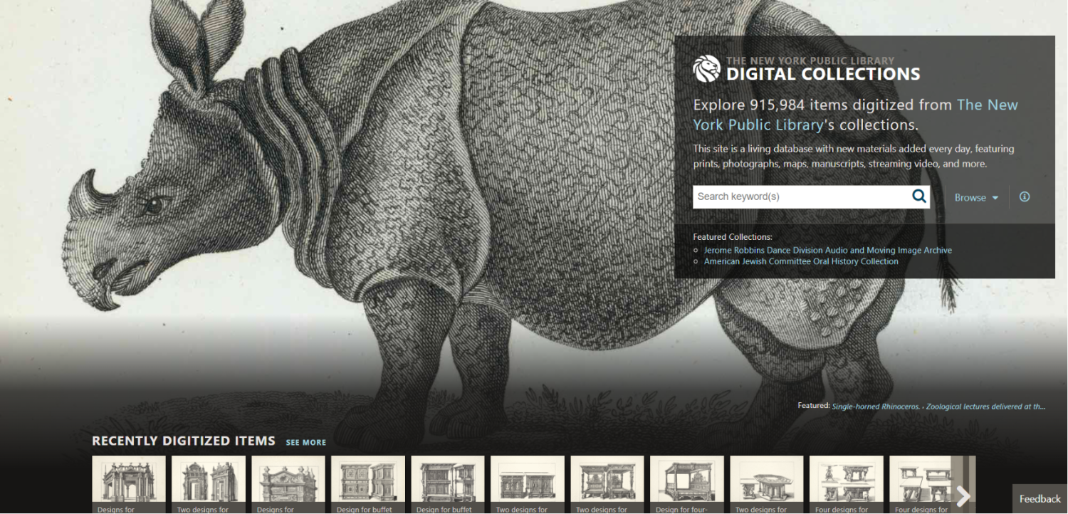 Eleven Best Image Search Engines For Visual Content 10. The New York Public Library 