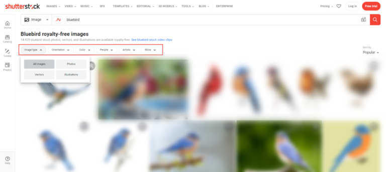 Pencarian Gambar Shutterstock