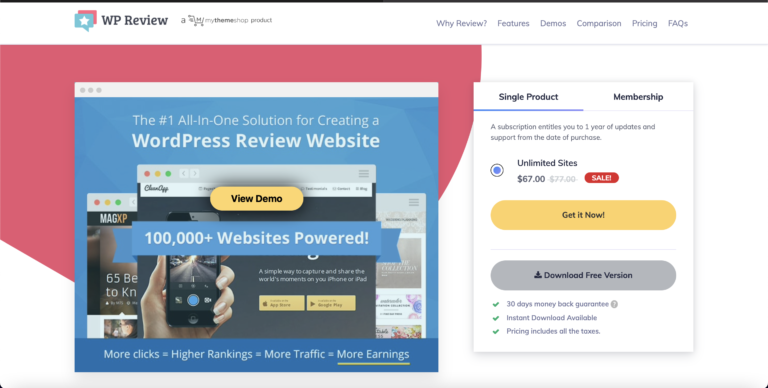 Plugin WP Review Pro