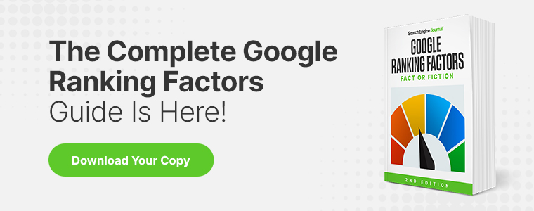 Ranking Factors: Fact or Fiction?  Let's bust some myths! [Ebook]