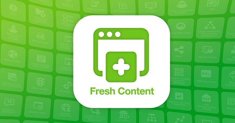 Is Fresh Content A Google Ranking Factor?