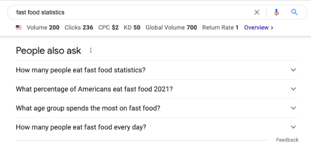 People also asked about fast food stats