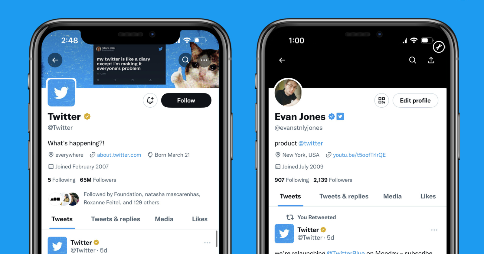 Twitter introduces Blue for Business with square profile photos