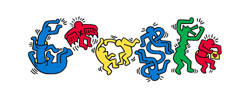 Keith Haring google doodle