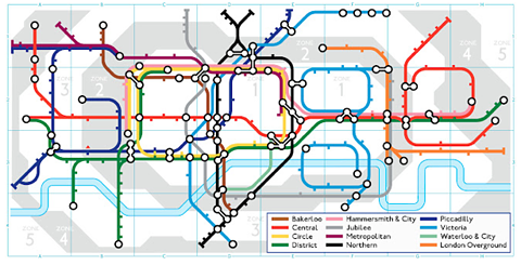 London tube google doodle