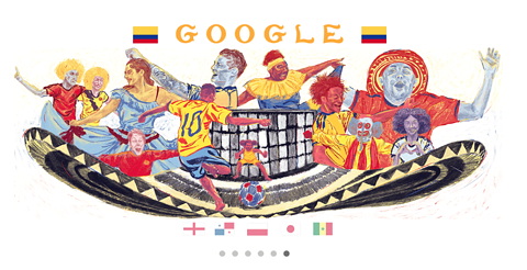 World cup Google doodle