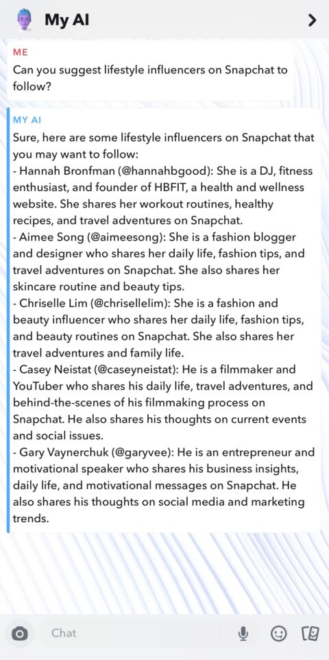 Snapchat представляет My AI: новый чат-бот для социальных сетей
