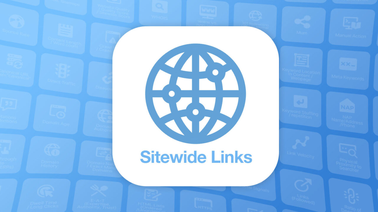 Linksite Are Sitewide Links A Google Ranking Factor?