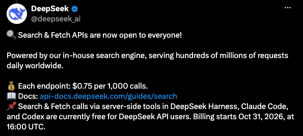 I Tested DeepSeek’s New Search Api, Here’s How It Ranks And Scores Websites